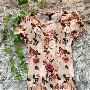 Body-con Floral Dress